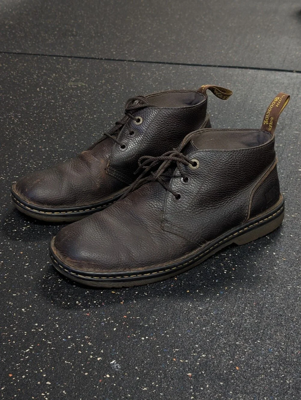 Dr Martens Brown Leather Sussex Chukka Boots